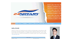 Desktop Screenshot of 24notary.com